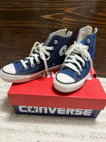 CONVERSE 데님 블루 하이컷 스니커즈