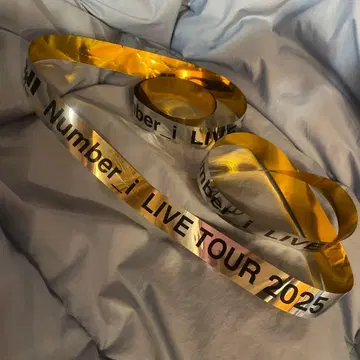 Number_i LIVE TOUR 2025 은색 테이프