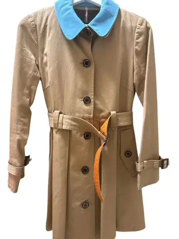 GUILD PRIME 트렌치코트 베이지 34 봄/가을에 실루엣