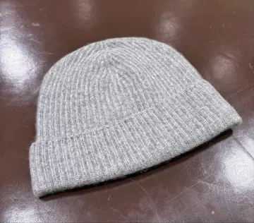 존스턴스 그레이 니트 모자 캐시미어 새상품 스코틀랜드제 니트 햇