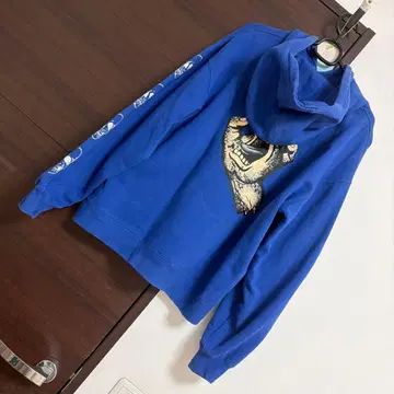 산타크루즈 파랑 후드티 M