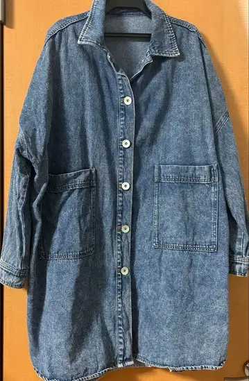 ANAP 데님 자켓 코트 오버 사이즈 M 사이즈