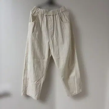 NARU 아이보리 와이드 팬츠