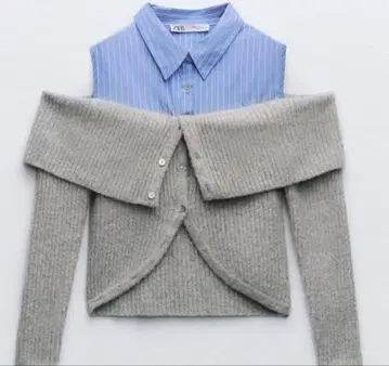 ZARA 셔츠 니트