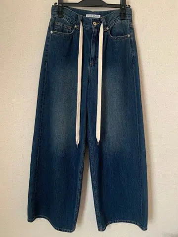 [ Plage ] R'IAM SUPER LOOSE 데님, 34, 네이비