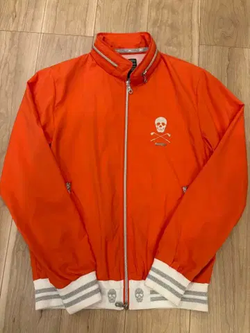 MARK&LONA 마크앤로나 풀 집업 윈드 자켓 오렌지