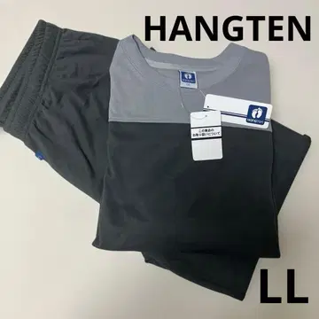 행텐 남성용 파자마 긴팔 롱 바지 LL