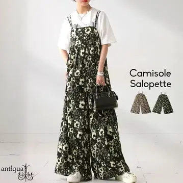 patterntorso antiqua 플라워 프린트 살로펫 블랙