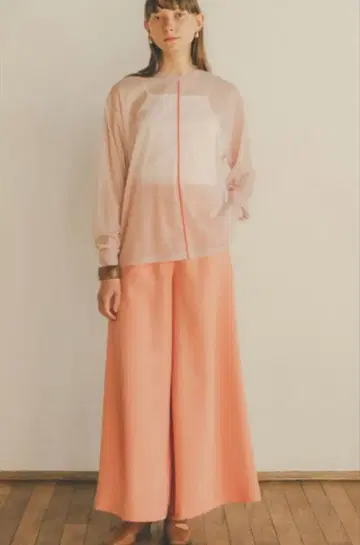 CLANE GEORGETTE LOOSE WIDE PANTS