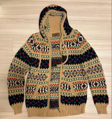 ARTESANIA 후드 부착 니트 스웨터 M 사이즈