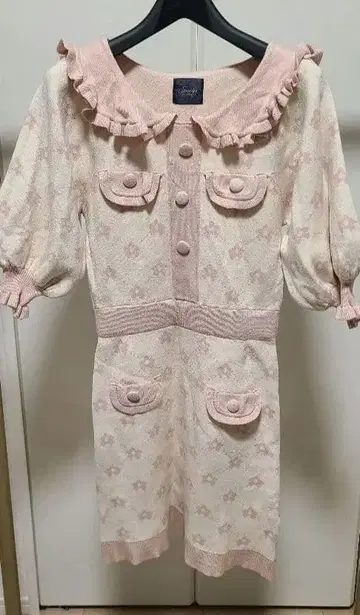 Swankiss fleur knit OP 원피스