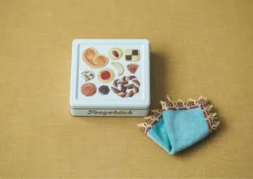 긴자와 레이스 유하이무 테게베크 타월 손수건 로몬드 블루 미사용