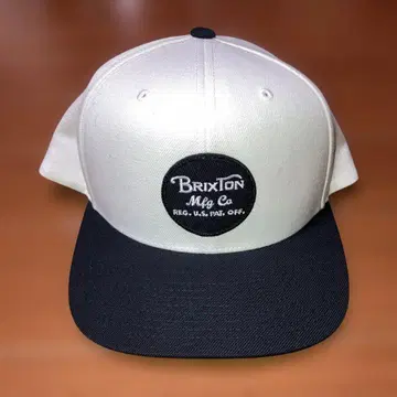 Brixton 야구 모자 화이트/블랙