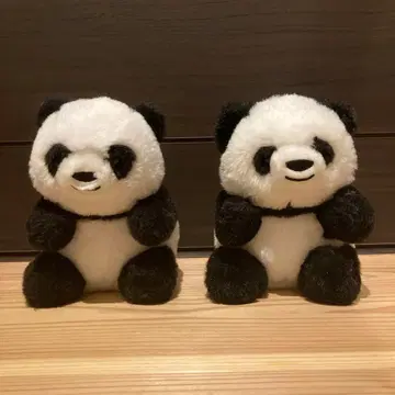 팬더 봉제 인형 2개 세트