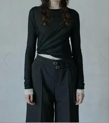 르쉘블루 더블 레이어드 시어 탑