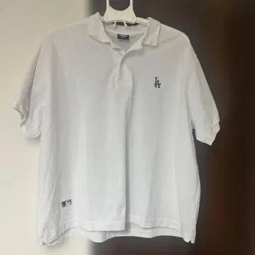 [ 선착순 ] 프릭스스토어 LA 로고 피케 셔츠 화이트 S 사이즈