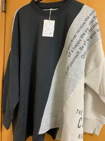 새상품 택 포함 일리 리메이크풍 맨투맨 풀오버