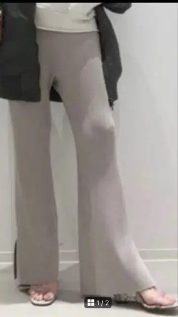 L.Appartement 베이지 니트 팬츠 S 사이즈