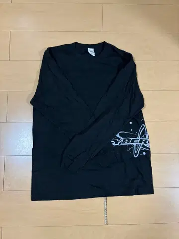 RAMPAGE 롱T셔츠 CYBER helix 긴팔T셔츠 블랙