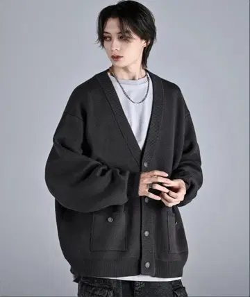 ADRER 엑스트라 퀄리티 헤비 웨이트 자카드 니트 가디건