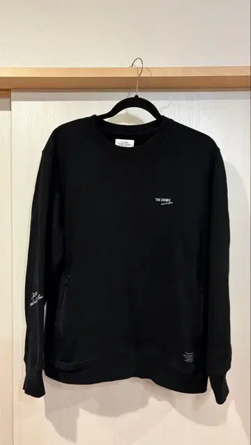 crimie 맨투맨 블랙 크루넥 트레이닝복 L 사이즈