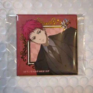 아카시 세이쥬로 쿠로코의 농구 금박풍 스퀘어 매트 캔뱃지 점프 페스타