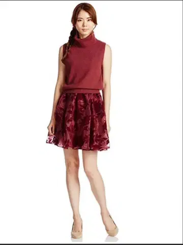 스나이델 원피스 셋업 니트