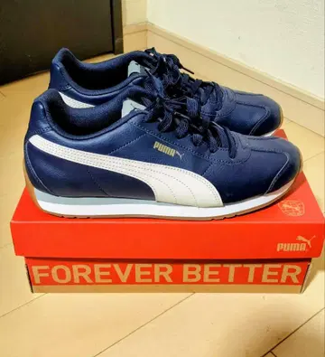 PUMA 네이비 스니커즈 25.5cm