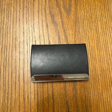 TAKEO KIKUCHI 명함지갑 블랙