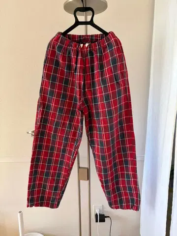 케네스 필드 빔즈플러스 체크 이지 팬츠 S