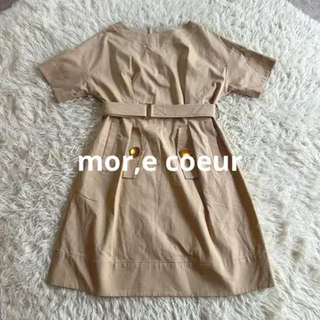 mor,e coeur 코튼 원피스 (베이지)
