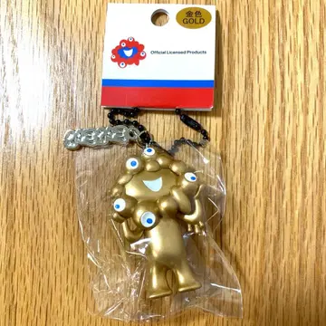 Expo 2025 골드 컬러 뱌쿠뱌쿠 입체 pvc 키링