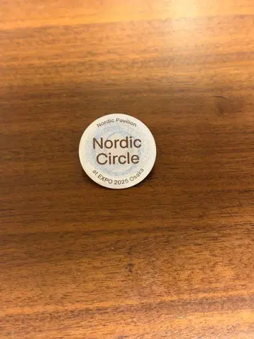 Nordic Circle 핀 배지 EXPO 2025 오사카 만박