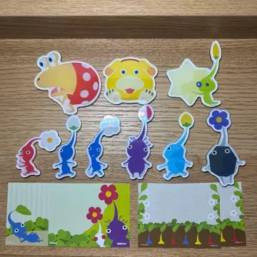 피크민 캐릭터 마그넷 메모 카드