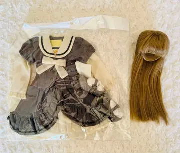 슈퍼돌피 MSD 여아 맞이 드레스 & 가발 세트