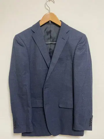 네이비 체크 비즈니스 정장 남성용 셋업 노브랜드