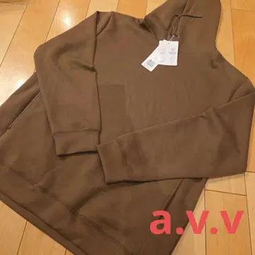 a.v.v 후드 부착 후드티 브라운 새상품 남성용 신사 XL LL