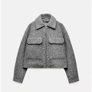 ZARA 부클레 숏 자켓 새상품급 L