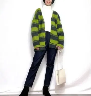 JEANASIS 3G 러쉬 보더 오버 V 가디건