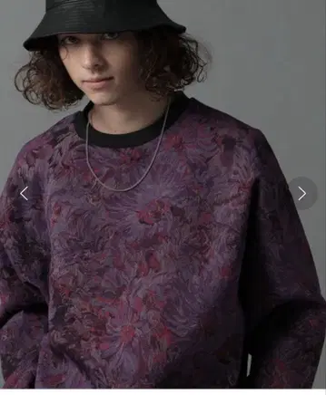 HARE 플라워 자카드 풀오버 M