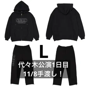 aespa 집업 후드티 스웨트 팬츠 셋업 세트 L 사이즈