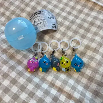 푸르룽! 물방울 캐릭터 메지루시 액세서리 2 5개 세트 판매