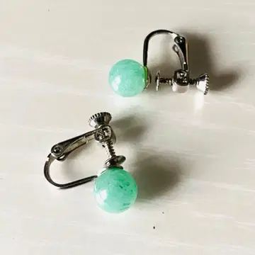 그린 아벤츄린 귀찌