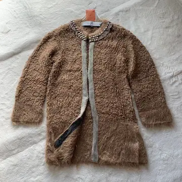 [택 포함 미사용] 프랭크 위엔센스 롱 가디건 롱 니트