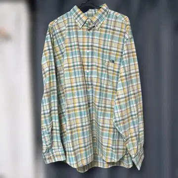 THE NORTH FACE 체크 무늬 긴팔 셔츠