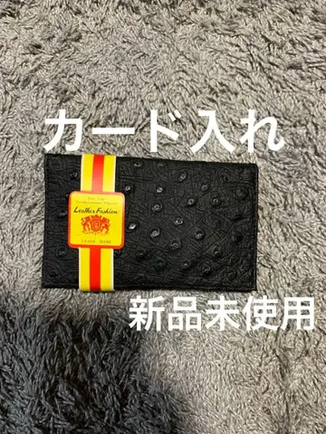 Leather Fashion 블랙 카드 케이스. 새상품급.