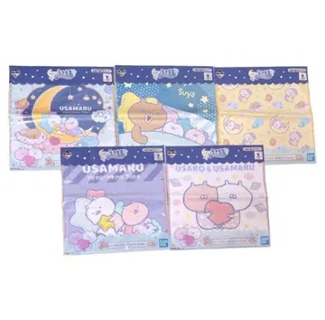 우사마루 제일복권 잠꾸러기 타임 F상 핸드 타월 전 5종 컴플리트