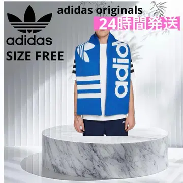 아디다스 오리지널스 파란색 로고 머플러