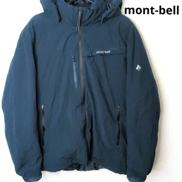 mont-bell 후드 부착 마운틴 파카 다크 블루