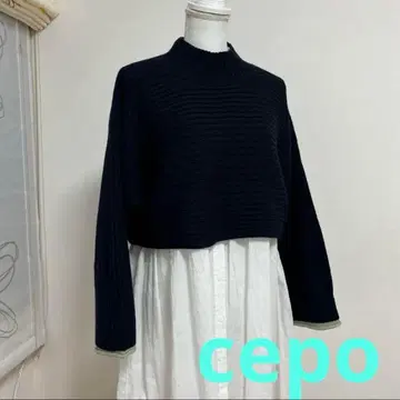 cepo 숏 기장 니트 (니트만)